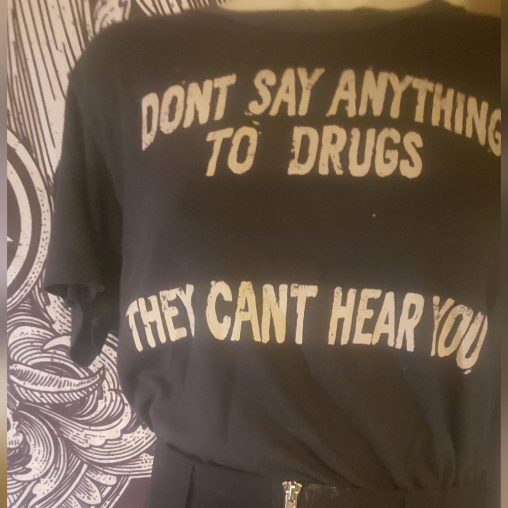 *Rare* Vintage UNIF Don't Say Anything to Drugs T-Shirt Oversized and Distressed
